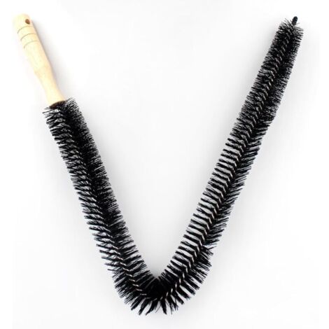 Brosse Radiateur Longue Plumeau Poils Longs et Fins Flexible pour Nettoyer Réfrigérateur Machine à Laver Les Améliorer l’efficacité et Réduire Les Factures d’énergie,Longueur Environ 75 cm,Noir