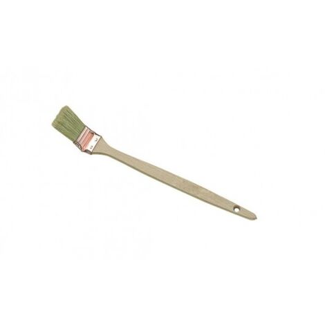 Brosse radiateur n°35 - manche bois - virole cuivrée 35 mm - SOFOP