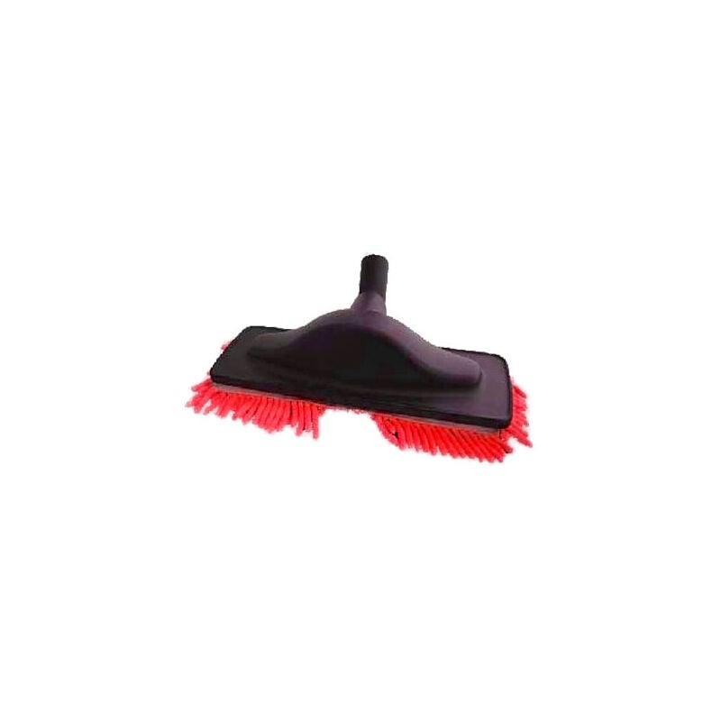 Brosse rasta mop microfibre - spéciale parquet - couleur au choix - rouge