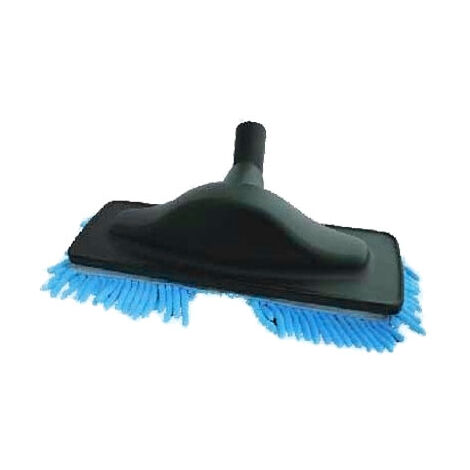 Brosse rasta mop microfibre - spéciale parquet - couleur au choix - bleu