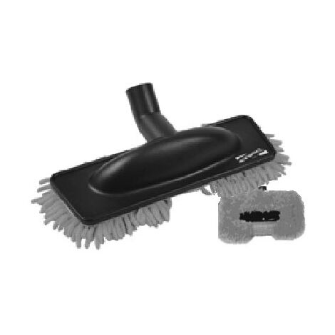 Brosse rasta mop microfibre - spéciale parquet - couleur au choix - gris