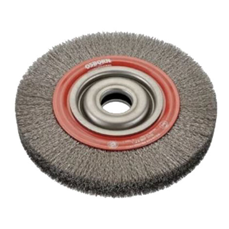 Brosse ronde à fils en acier ondulé 150 x 21mm - OSBORN - 9902544461