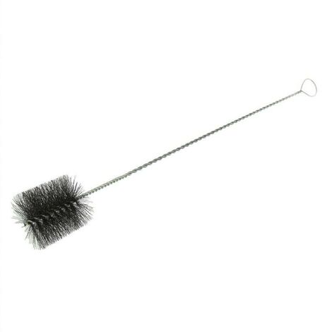 Brosse ronde acier manche torsadé 100 x 1000 mm
