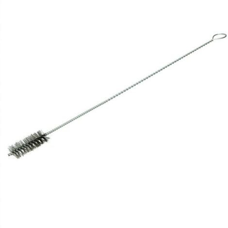 Brosse ronde acier manche torsadé 38 x 1000 mm