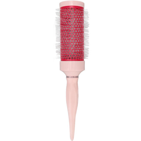 Brosse ronde anti-statique à ions négatifs pour séchage rapide et massage du cuir chevelu - 26x4.7x4.7cm