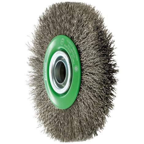 Brosse ronde en acier inoxydable 150 x 30 mm