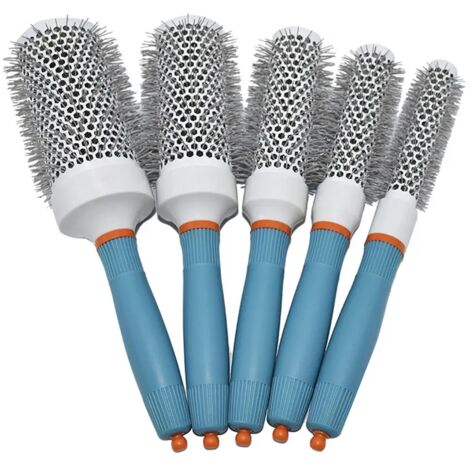 Brosse ronde en céramique Lonic pour coiffure et salon de coiffure, ensemble de brosses rondes