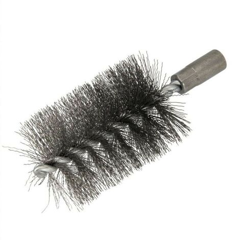 Brosse ronde en fil d'acier 55 x 130 mm