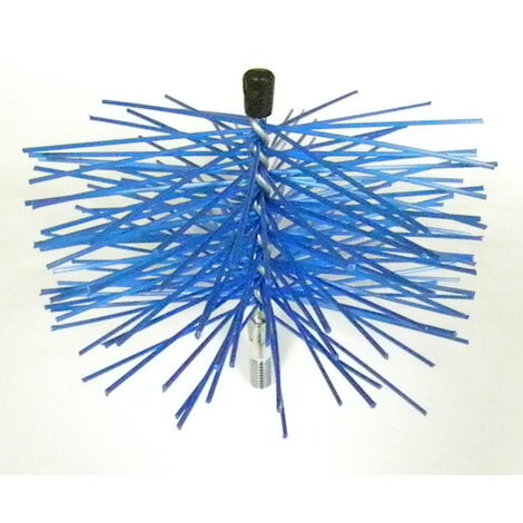 Kit de nettoyage pour poêle à granulés BARETTO - Rallonge flexible bleue de  3 ou 6 mètres, courbure maximale de 90° - 1 ou 2 brosses standard en nylon