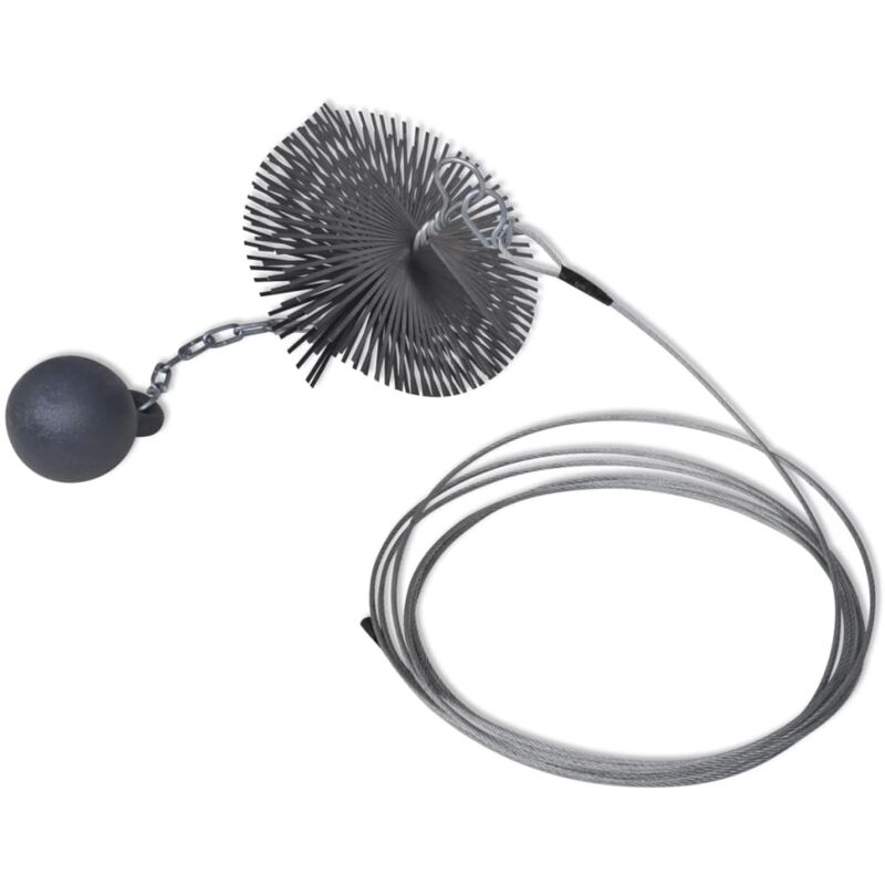 Vidaxl - Brosse ronde pour cheminée Dia. 15 cm