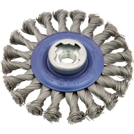 Brosse ronde X-LOCK Acier nouée 125x mm osborn