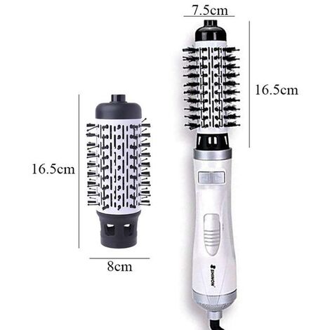 Brosse rotative à Air chaud pour sèche-cheveux, 1 1/2 pouces, pour coiffer et contrôler les frisottis, à ions négatifs, pour boucler les cheveux,Fédération de russie,Ivoire,UK