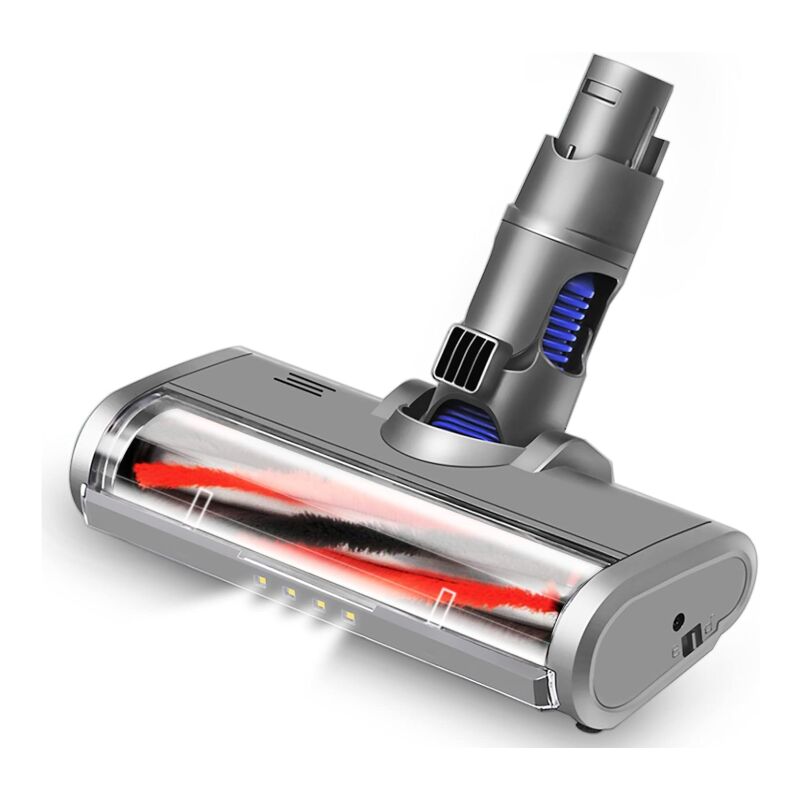Brosse Rotative Motorisée Électrique Turbo Compatible pour Dyson V6 DC58 DC59 DC61 DC62 Dégagement Rapide avec Rouleau à Poils pour Tapis Sol Dur