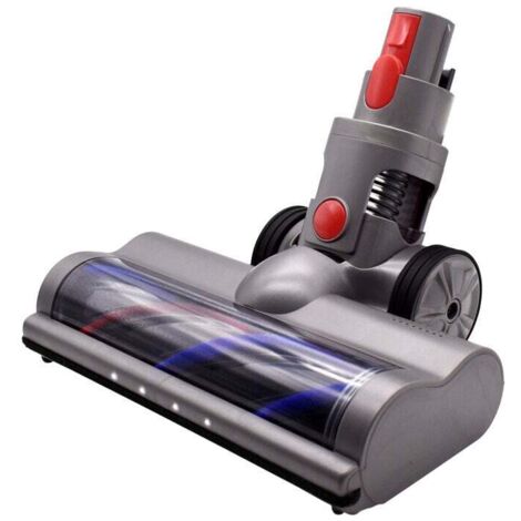 Brosse Rotative Motorisée Électrique Turbo compatible pour V7 V8 V10 V11 Dégagement Rapide avec Rouleau Poils Durs pour Parquet avec Lumière LED Automatique