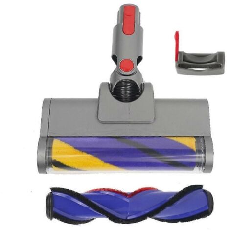 Brosse rotative souple Dyson V15/V11/V10/V8/V7 avec lumière LED verte, pièces de rechange de qualité pour brosse rotative à dégagement rapide