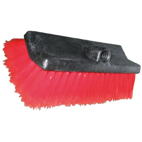 Brosse rouge bifaces 25cm fibres souples - PRONET