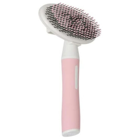 Brosse SLICKER doux rétractable taille M pour chat - zolux