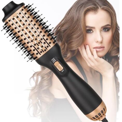 Brosse Soufflante, 3 en 1 Brosse à Air Chaud Professionnelle Volumisante en Une étape, Brosse pour Sèche-cheveux Ionique 1000 W pour Lisser, Sécher et Coiffer Les Cheveux