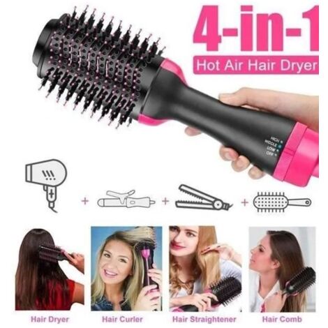 Brosse Soufflante, Brosse Lissante Chauffante Electrique Multifonctionnels Sèche-Cheveux 3 en 1, sèche-cheveux brosse