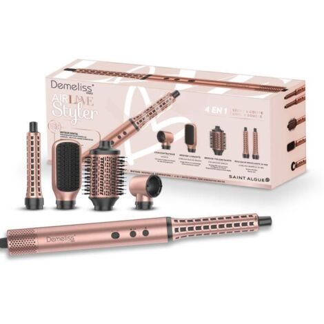 Brosse soufflante - DEMELISS - AirFlow Styler - Love Edition - Moteur BLDC - 3 vitesses - Fonction ionique - Silencieuse