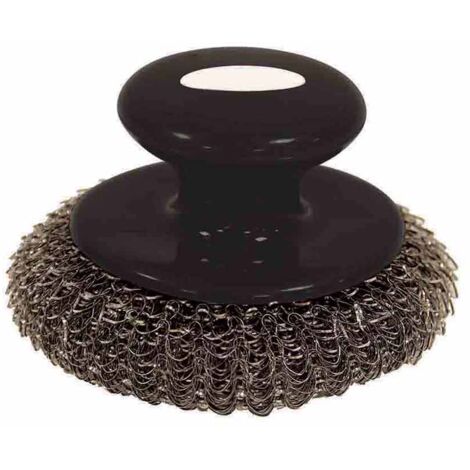 Brosse spéciale plancha – Nettoyage plaque cuisson – Poignée en plastique ergonomique – Dimensions 10 x 10 x 5,5 cm – Somagic