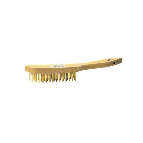 BROSSE TALIAPLAST METALLIQUE A MANCHE 4 RANGS ACIER TREMPE -361101