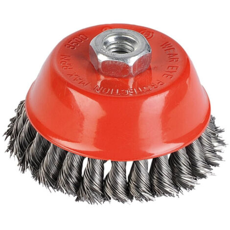 Brosse Tasse Trou 14 Diam 160 Mm Fil Torsadé Meuleuse De Construction En Fer