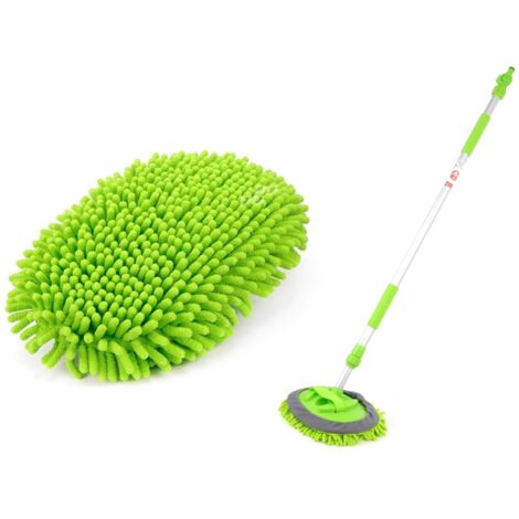 Brosse télescopique en microfibre pour lavage de voiture 145-247 cm AMIO-02399