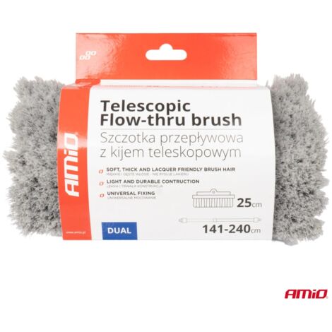 Brosse télescopique pour lavage de voiture 141-240 cm AMIO-01274