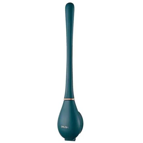 Brosse Toilette Silicone Plate,Brosse Toilettes WC Suspendue,Brosse de Toilette Support à séchage Rapide pour Montage Mural sans perçage