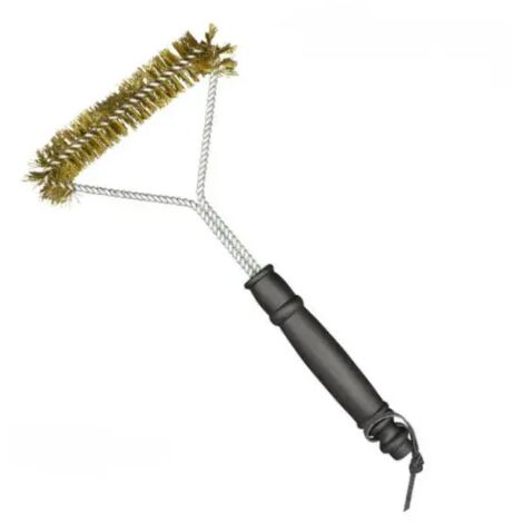 Brosse triangulaire pour le nettoyage des grilles de barbecue et des cheminées Lisa