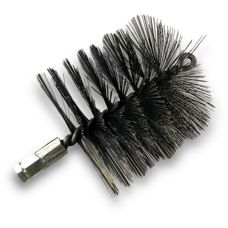 Kibros - Brosse à tube pro acier ø 120 mm Raccord M12175 femelle Ame en acier torsadé Nettoyage brossage tube et canalisation 41SCA120