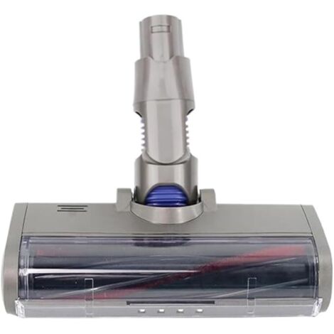 Brosse Turbine Compatible Dyson V7 V8 V10 V11 V15 V10slim V12 G5 - Tête Motorisée à Couple Élevé pour Aspirateur - Bande Poils Longs V6