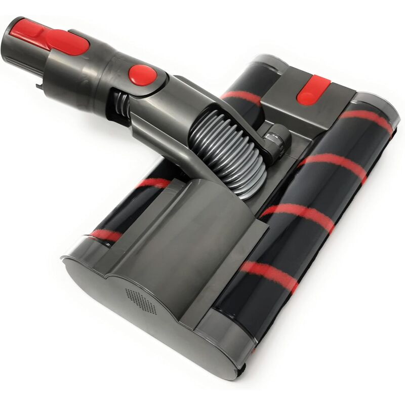 Brosse turbo électrique avec rouleau souple Compatible avec aspirateur Dyson V7, V8, V10, V11, V15