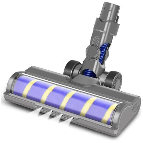 Brosse turbo pour moteur électrique à poils souples avec lumière LED ---