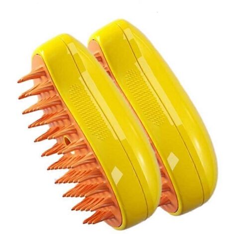 Brosse vapeur pour chat, brosse de massage vapeur pour chat, brosse pour poils de chat, BAs illustrées