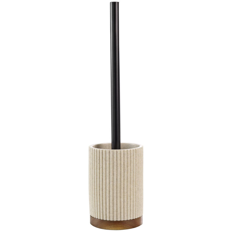 Brosse WC Design "Niagara" 38cm Naturel