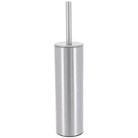 Brosse wc acier inoxidable - chrome - Tendance