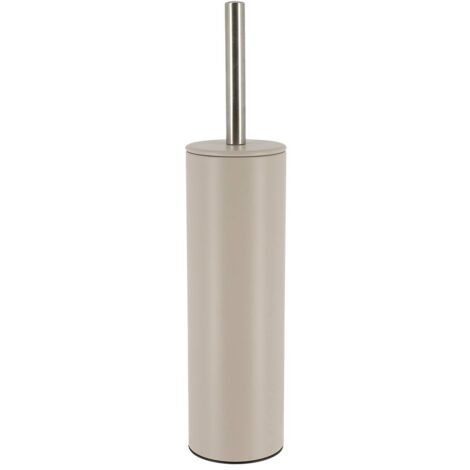Brosse wc  acier inoxidable - taupe - Tendance