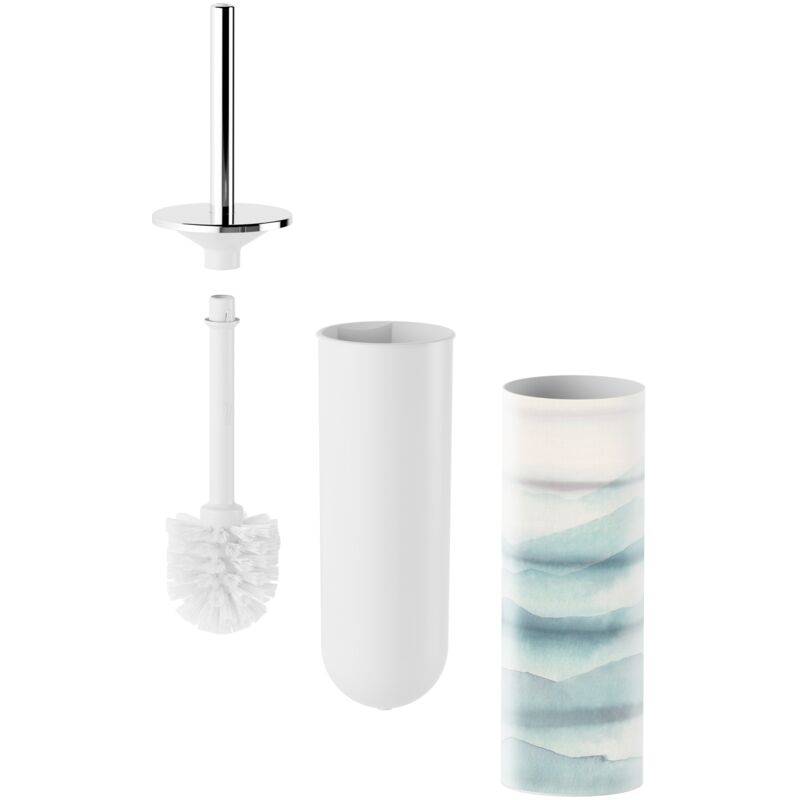 Inda - Brosse wc autoportante My Art - Nebula intérieur blanc