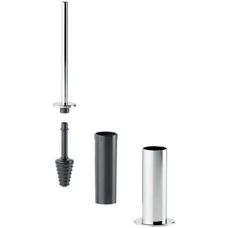 Inda - Brosse wc autoportante My Minilove acier brossé/gris