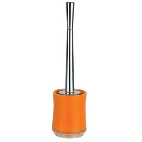 Brosse wc avec support Acrylique SIDNEY Orange Spirella