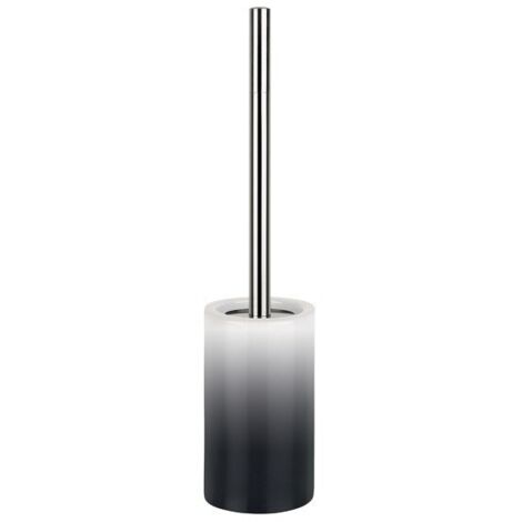 Brosse Wc avec support Céramique TUBE GRADIENT Noir Spirella