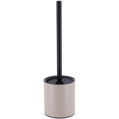 Brosse WC avec support en métal Beige ficelle - TENDANCE