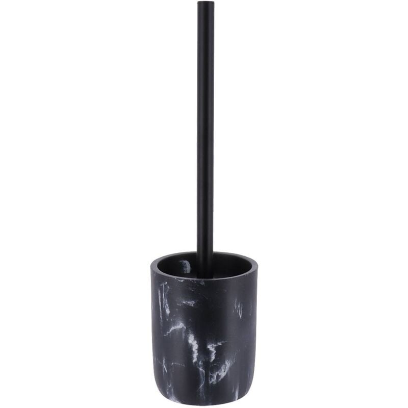 Brosse wc polyresine - marbre noir Tendance