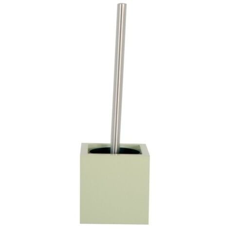 Brosse Wc avec support MDF & Inox Vert Amande MSV