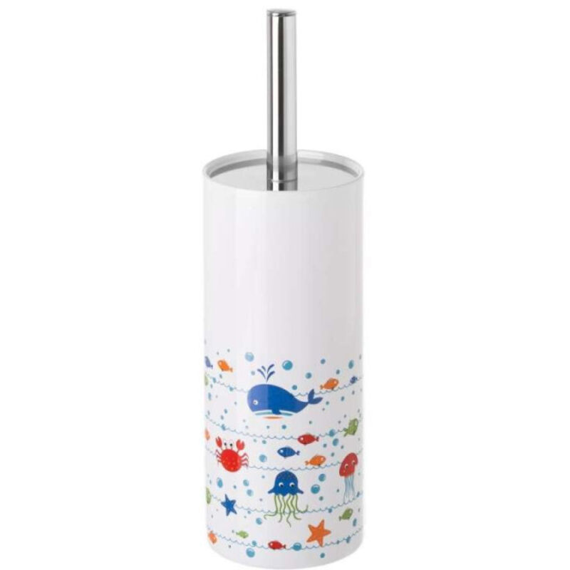 Brosse WC Céramique Multicolore Poissons