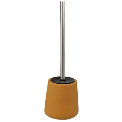 Brosse WC Design "Cocon" 40cm Marron Tabac