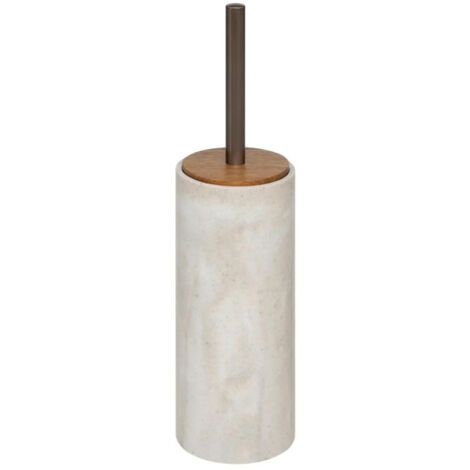 Brosse WC Design "Côme" 37cm Beige