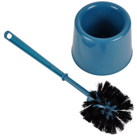 Brosse WC Design "Somaya" Bleu Paon